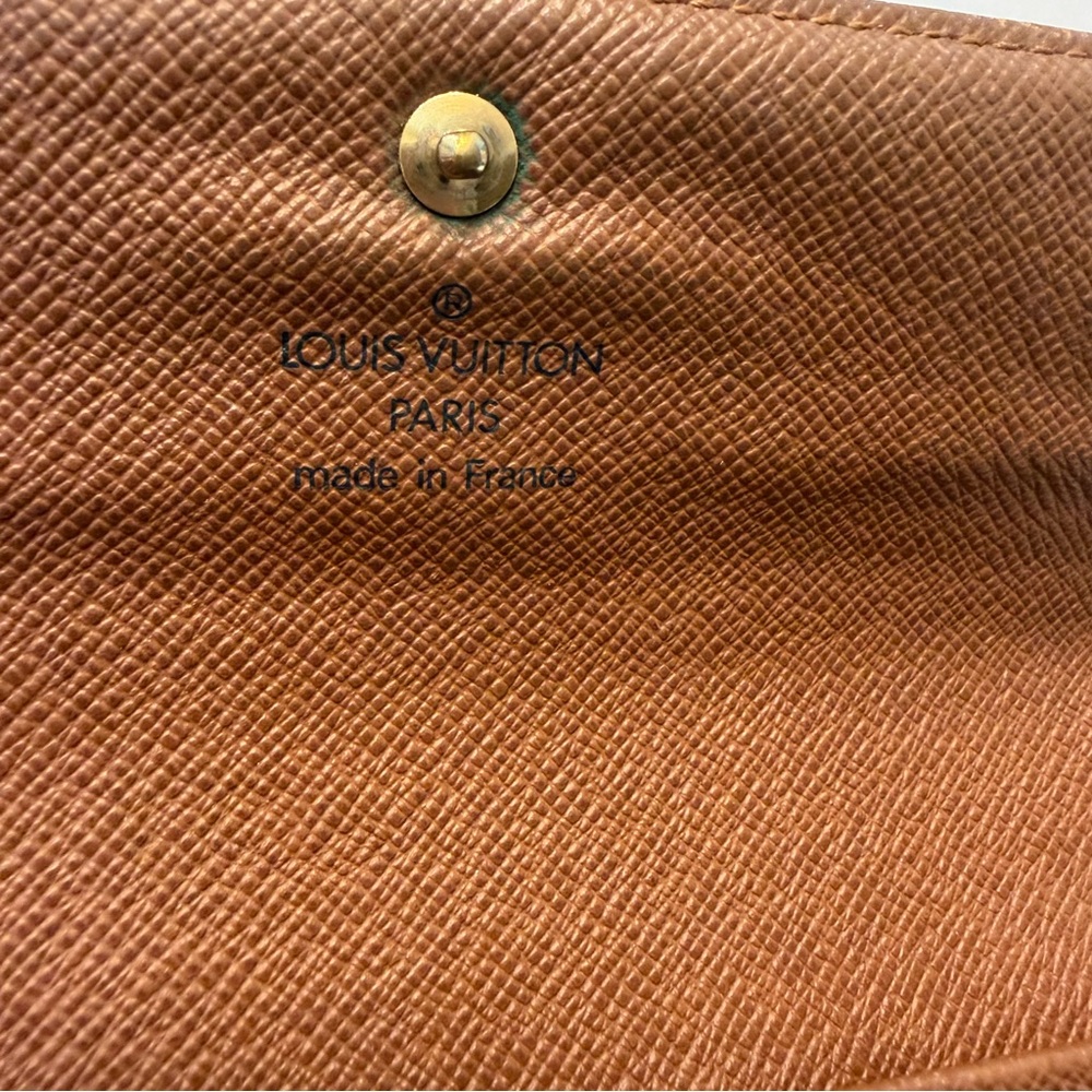 Louis Vuitton Monogram Porte Monnaie Billets Viennois‎ Wallet Coin Purse Vintage - Picture 7 of 10